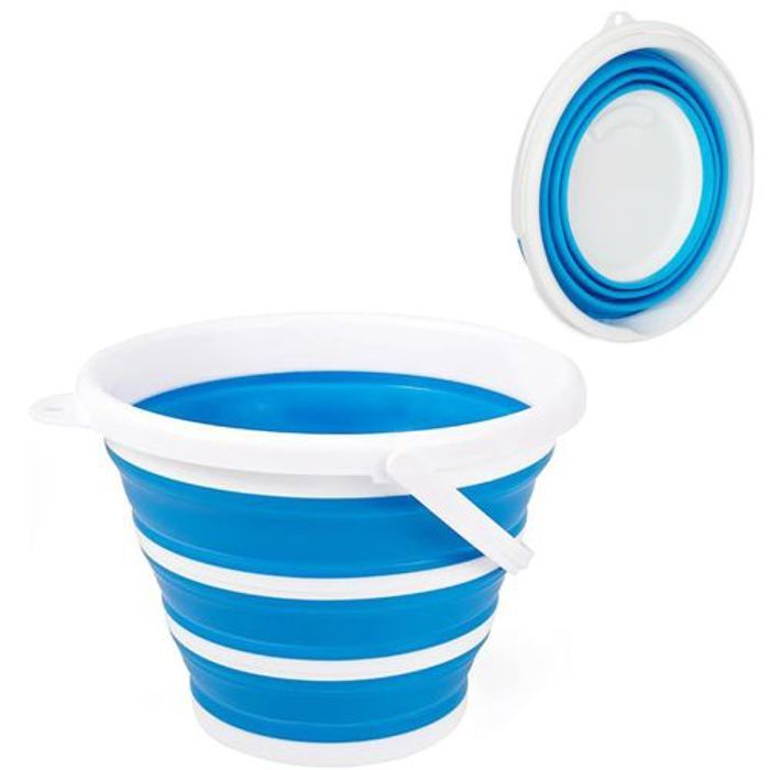 Seau d'eau Pliable en Silicone, Seau pour salle de bain, Jardin, Nettoyage