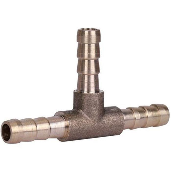 Connecteur de Tuyau de Carburant 3 tipes en T Raccord Tuyau Adaptateur Tuyau 6mm