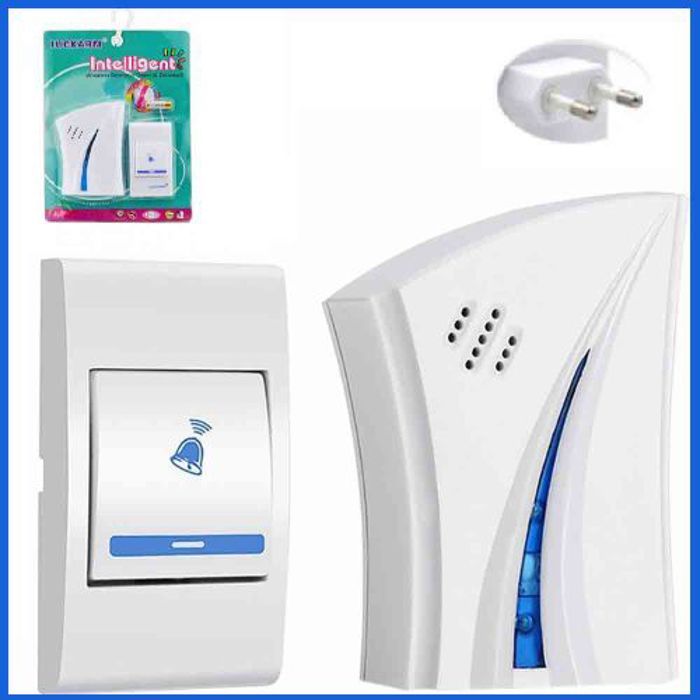 Sonnette intelligente sans fil 32 Music + bouton poussoir pour Bureau & Domicile