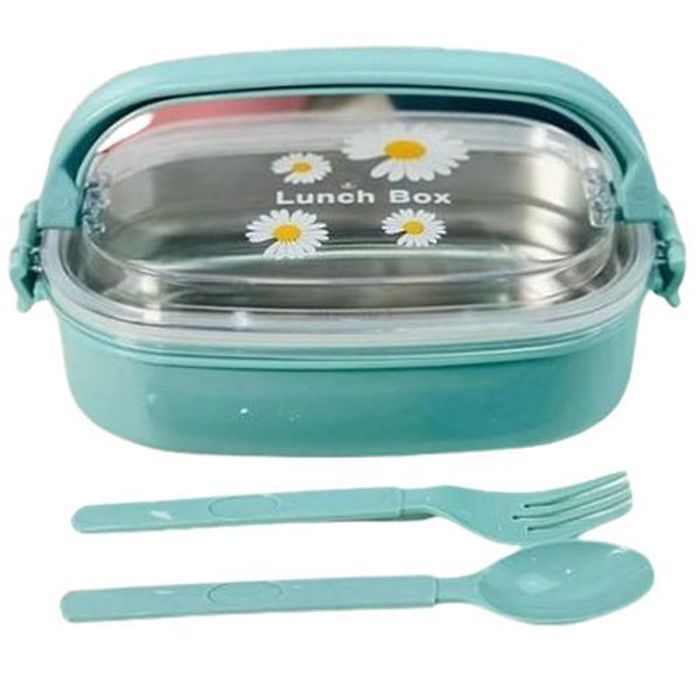 Boîte À Lunch en INOX Avec Couvercle, Récipient De repa Réutilisable, lunch box