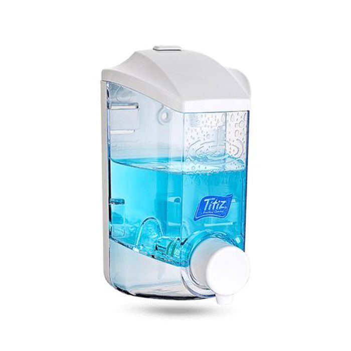 Titiz Distributeur de Savon // Porte-savon et shampoing liquide en plastique 400ml