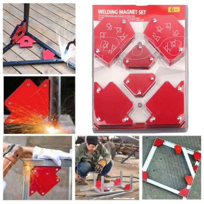 Positionneur de soudage magnétique puissant pour soudage électrique 6 PCS