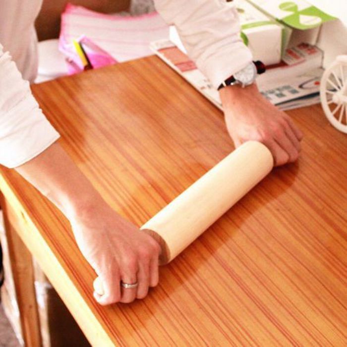 Rouleau à pâte - Rouleau à pâtisserie en Bois avec poignées