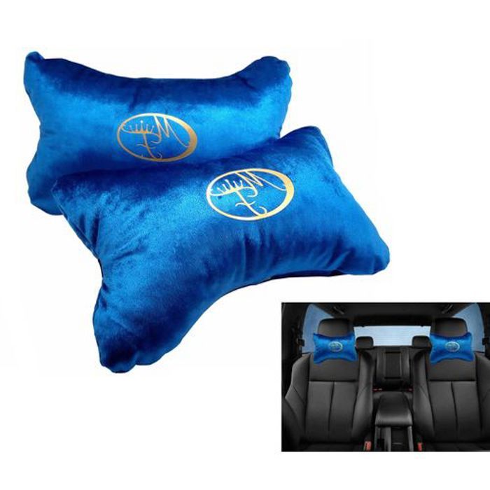 Coussins de Siège// Siège Appuie-Tête en Peluche // Appuie-Tête Coussin de Voiture -2 Pcs