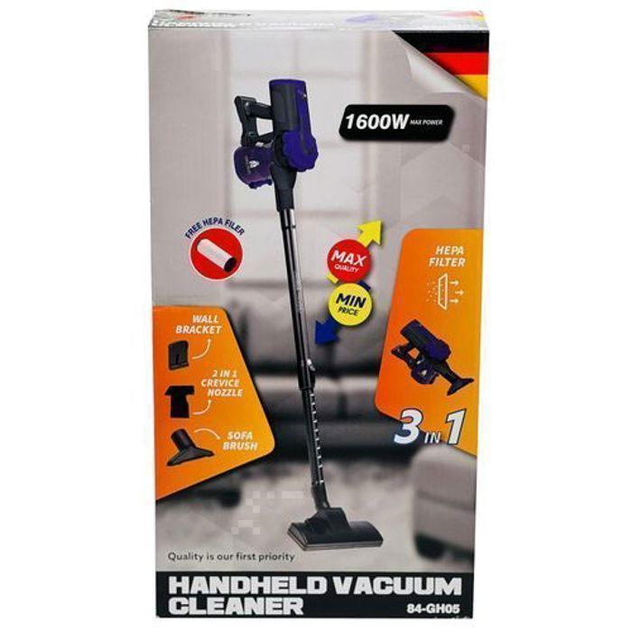 Aspirateur 3 en 1 - MARQUE - 1600W - Silencieux - Technologie cyclonique - Léger