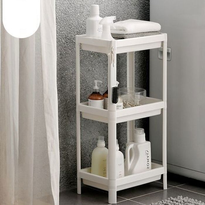 Etagère de salle de bain, Organisateur polyvalent de 3 niveaux pour cuisine