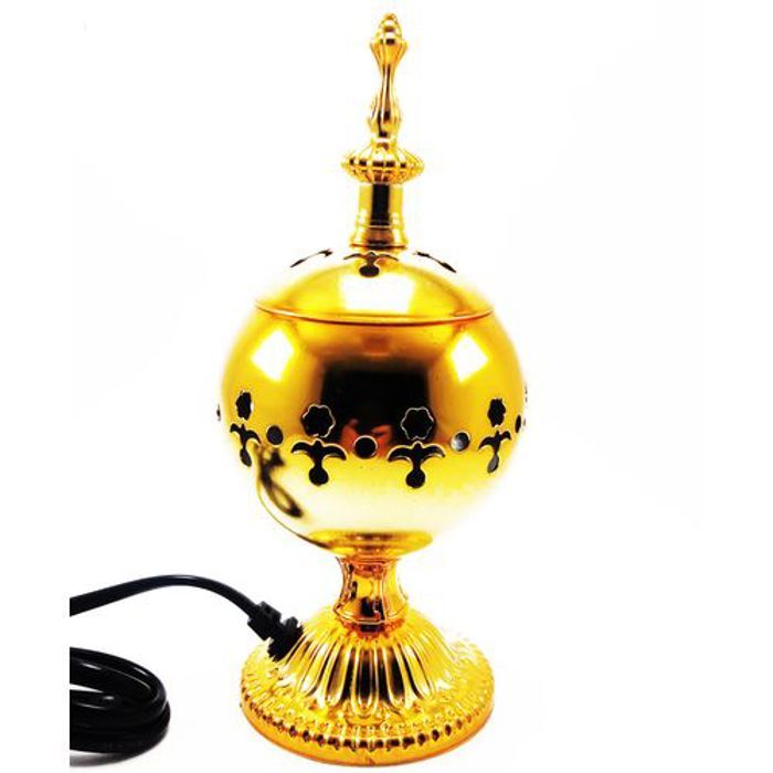 Petit Brûleur d'encens élégant // Mbikhra Electrique // encense Burner // Encensoir Argenté