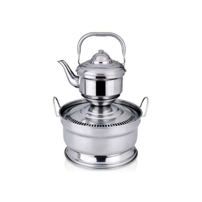 Lavabo traditionnel - Mghessel - INOX - Design élégant - Facile à installer - Pétoncle inclus