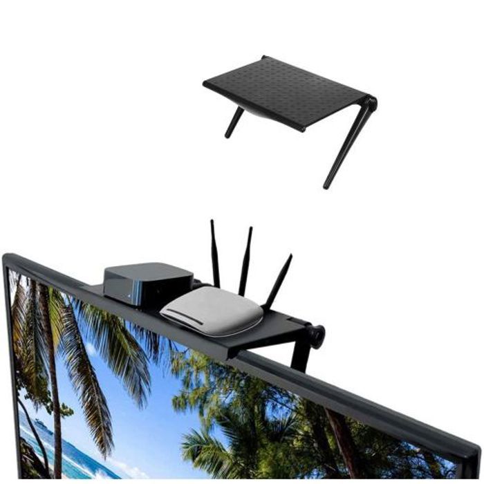 Étagère de rangement supérieur pour moniteur, Mini Support pour écran Télévision