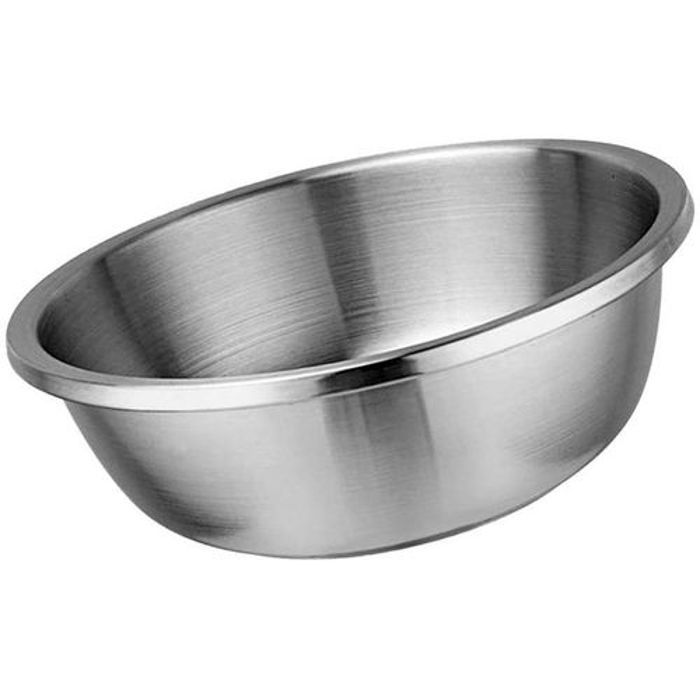Bol inox, Saladier en acier inoxydable - Bol mélangeur Ø 26 cm