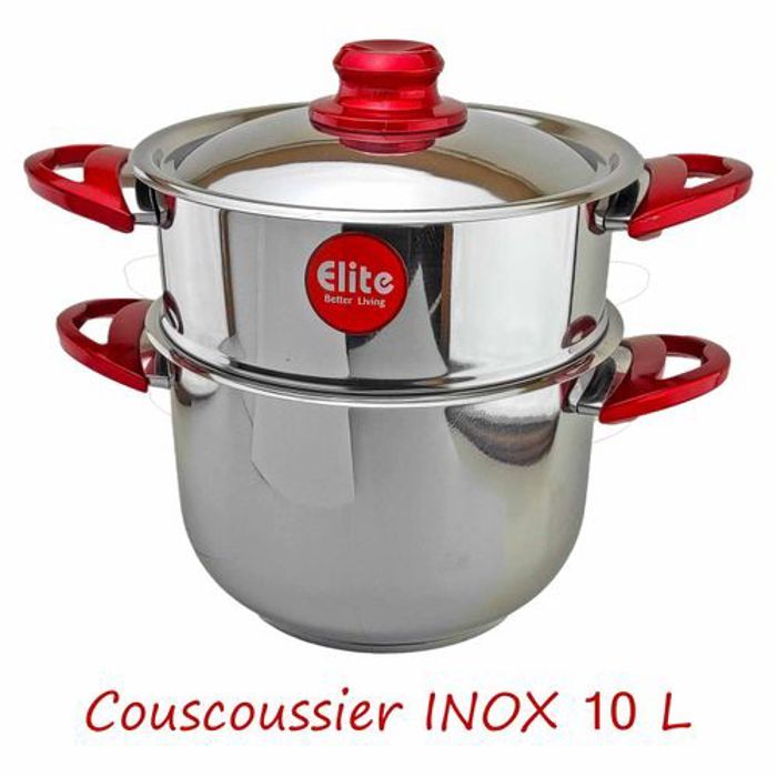 Elite Couscoussier 10 Litres en INOX