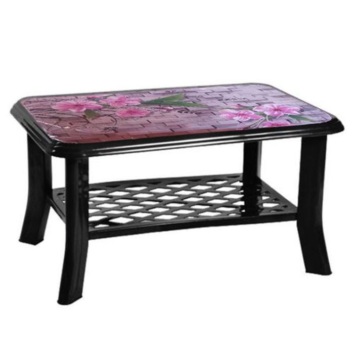 Table basse en plastique amovible Table d'extérieur pour terrasse/jardin/balcon