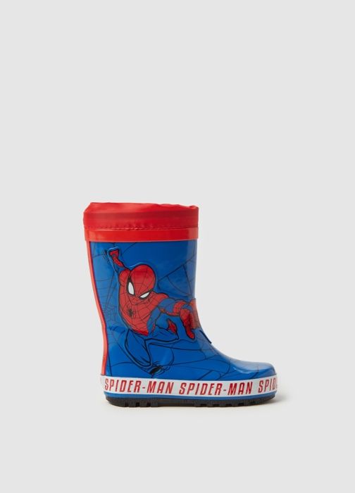 Bottes en caoutchouc - Marvel - Spider-Man - Bleu et Rouge - Haute - Plat