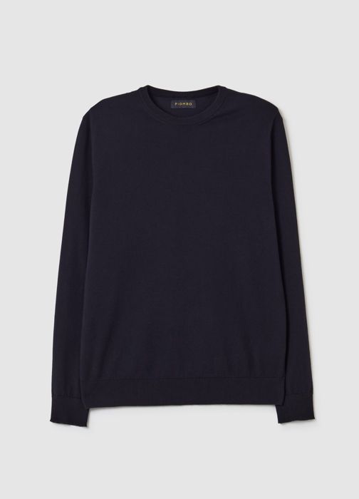 Pull col rond - Night Bleu