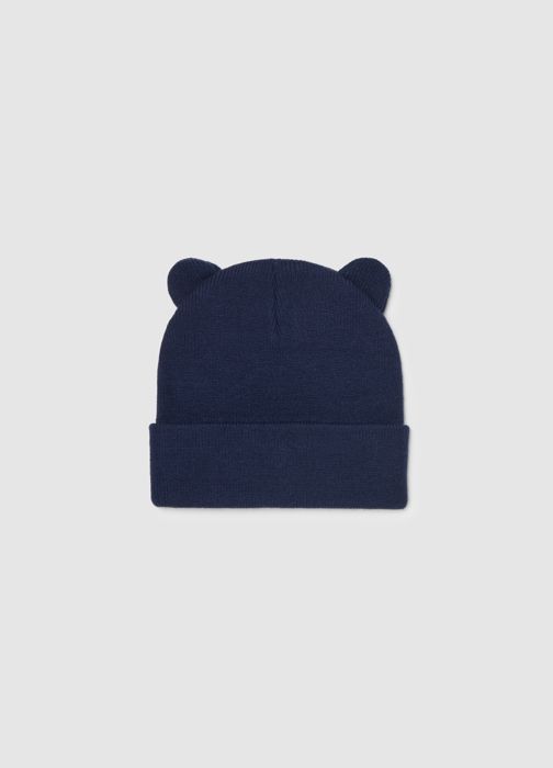 Bonnet tricoté avec oreilles - Dark Blue