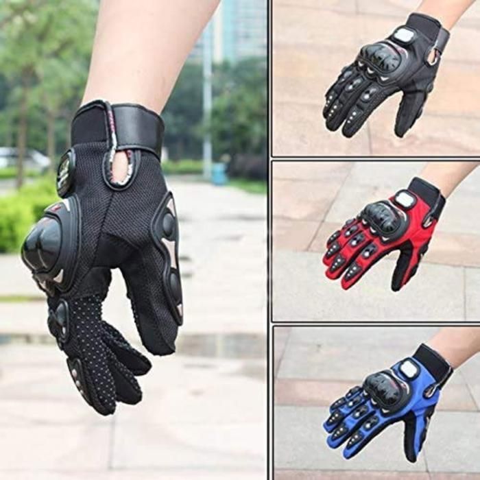 Gants de moto respirants à doigts complets pour cyclisme
