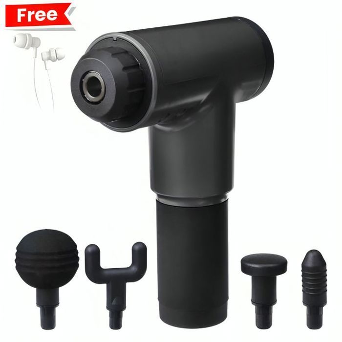 Masseurs musculaires portatifs rechargeables KH-320 Fitness Vibration Soins du corps + écouteur Heavy bass Gratuit