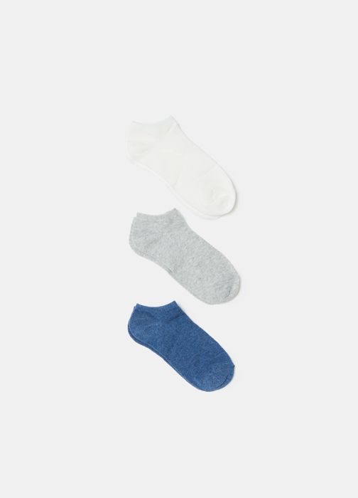 Lot de trois doublures de chaussures extensibles - Blue/White