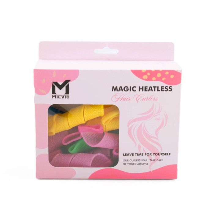Set de rouleaux à cheveux 18 pièces (9 pièces de 15 cm + 9 pièces de 25 cm)
