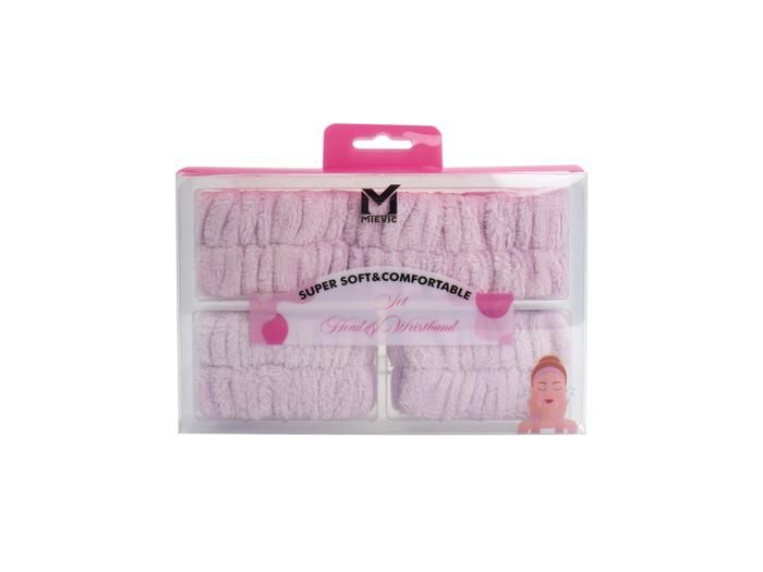 Bandeau pour la tête et les poignets ROSE