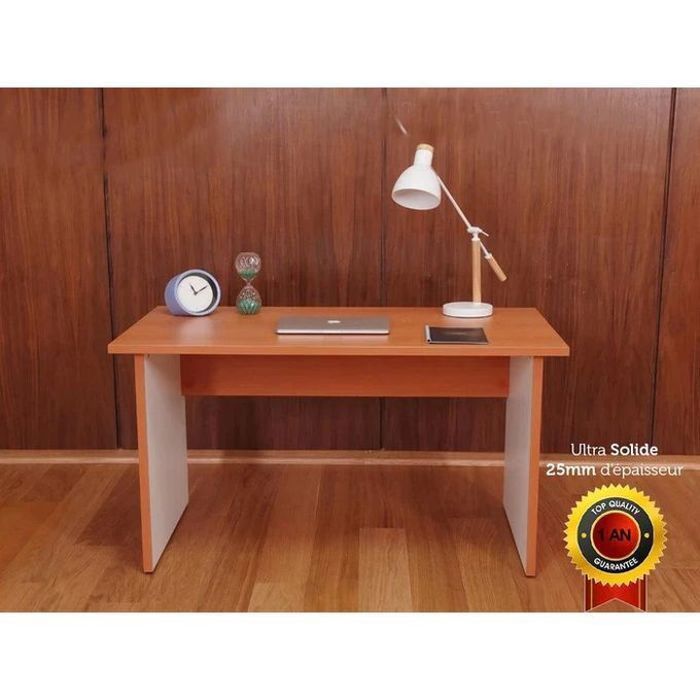 Bureau Ultra Solide 25mm - Design Élégant en Bois Européen 170x67x70cm