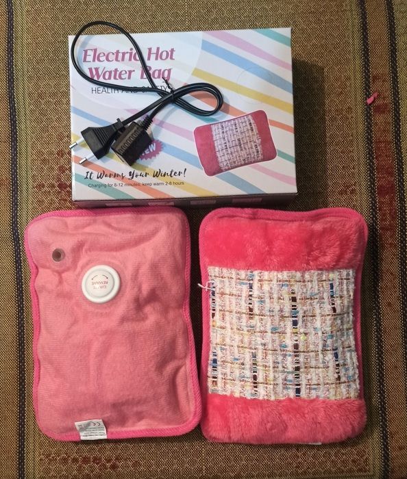 Bouillotte électrique chauffante en tissu