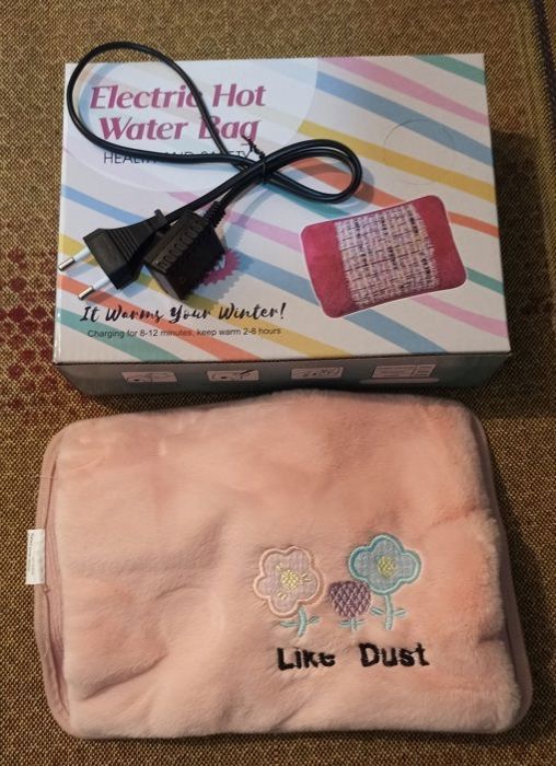 Bouillotte électrique chauffante en tissu