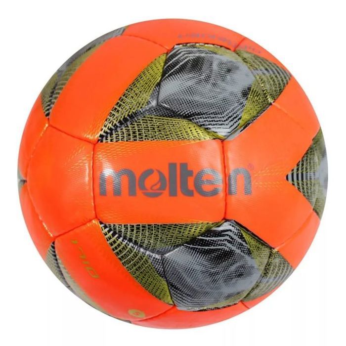 Molten Ballon de Football 1710 Orange Taille 5,ballon de match pour adultes et enfants (OFFICIEL)