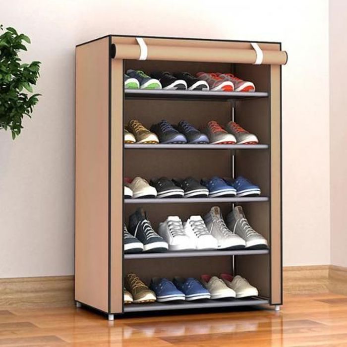 Armoire Organisateur de Chaussure 5 étages en Tissus