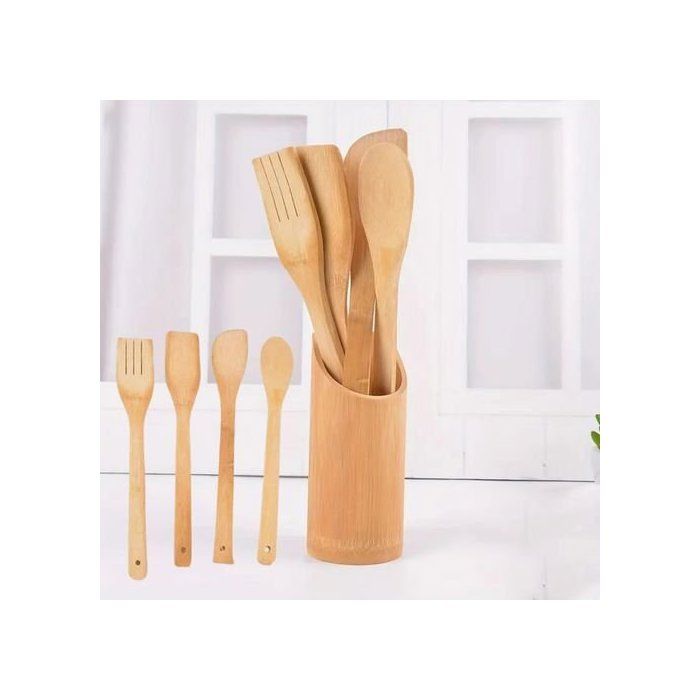 Ensemble de 4 spatules en bambou