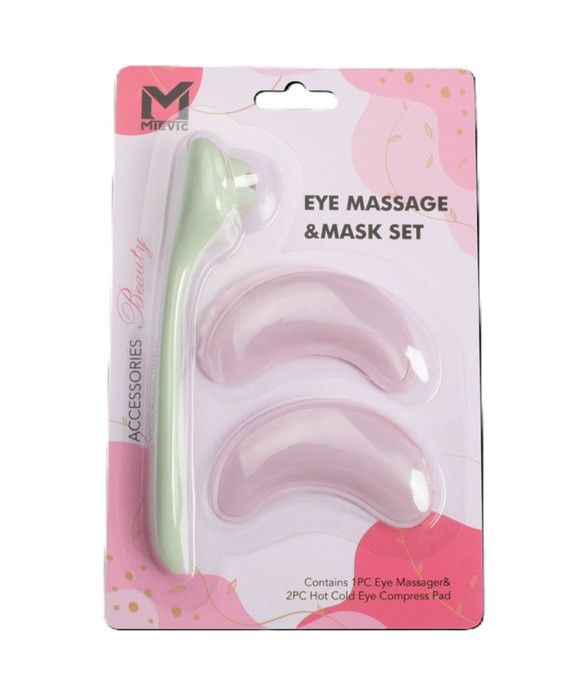 Ensemble de Détente : Massage des Yeux et Masque Apaisant