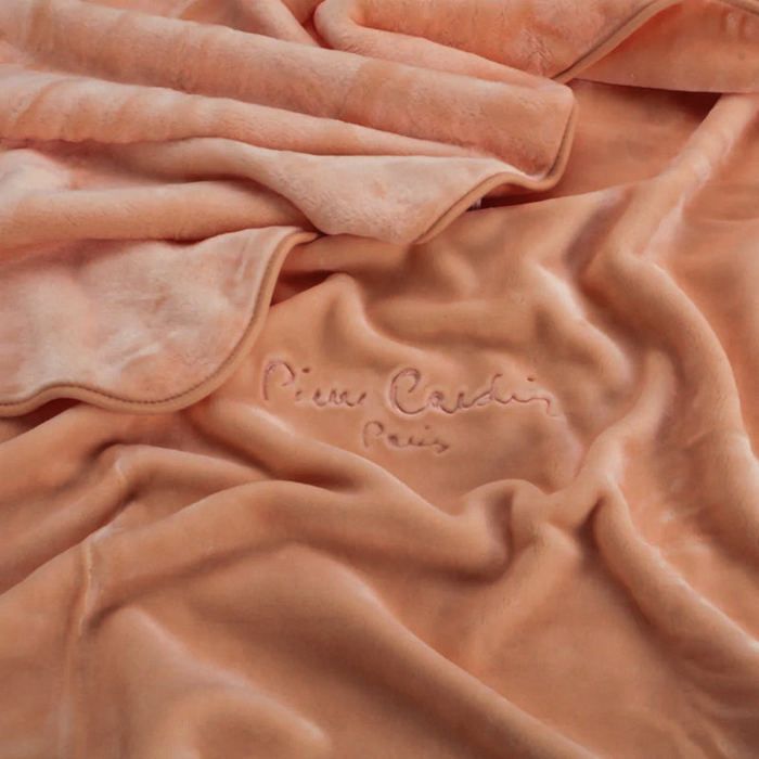 Couverture de Lit en Polaire Chaud – Pierre Cardin 220X240 cm Couleur : Caramelo