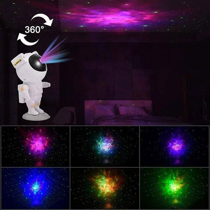 Projecteur Astronaute – Lumières et Effets de l'Espace