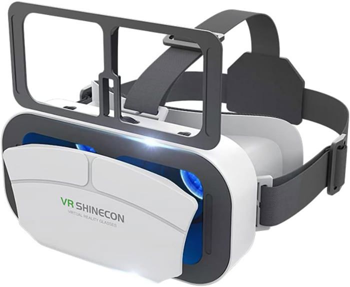 VR Headset Compatible with iPhone & Android Phone Within 4.7-7.2inch Display Screen- Universal Virtual Reality Goggles- Soft & Comfo
