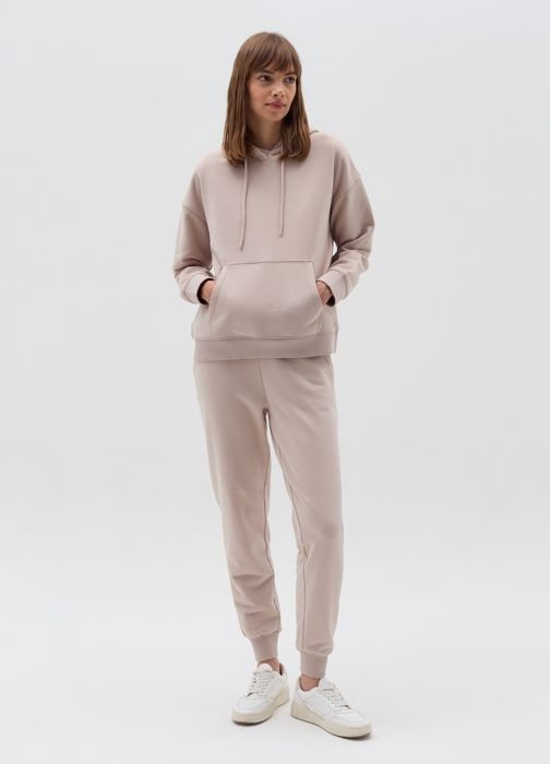 Jogger essentiel en molleton avec cordon de serrage - Light Beige