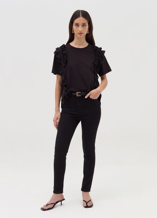 Jean skinny à cinq poches - Black