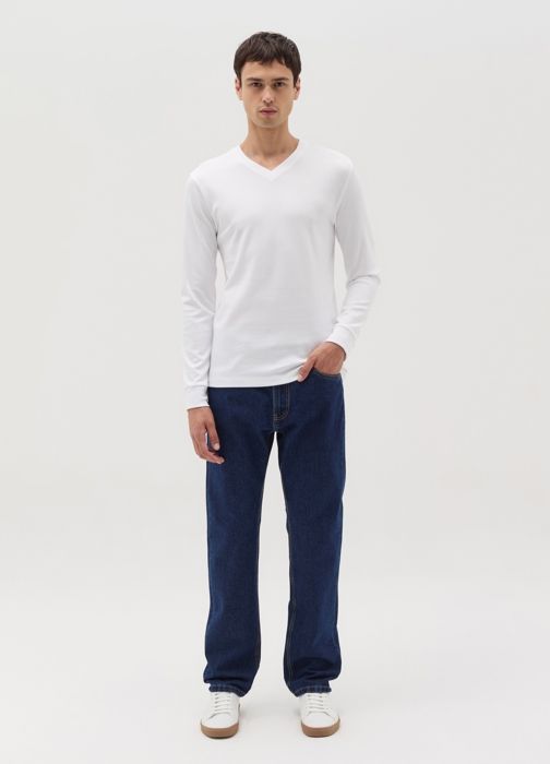 Jean - OVS - Dark Wash - 100% coton recyclé - Coupe classique - Cinq poches
