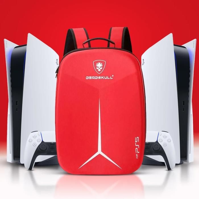 DeadSkull PS5 Backpack Red