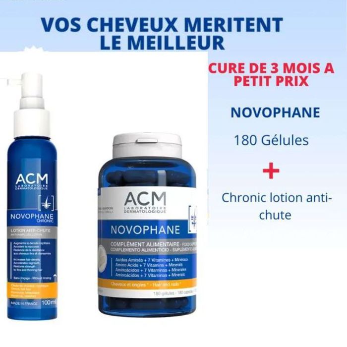 NOVOPHANE 180 GELULES  - CHRONIC LOTION ANTI CHUTE 100ML
