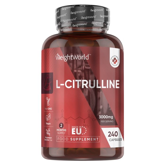 L-Citrulline Capsules 3000 mg -  For Strength, Stamina & Energy - 240 Capsules