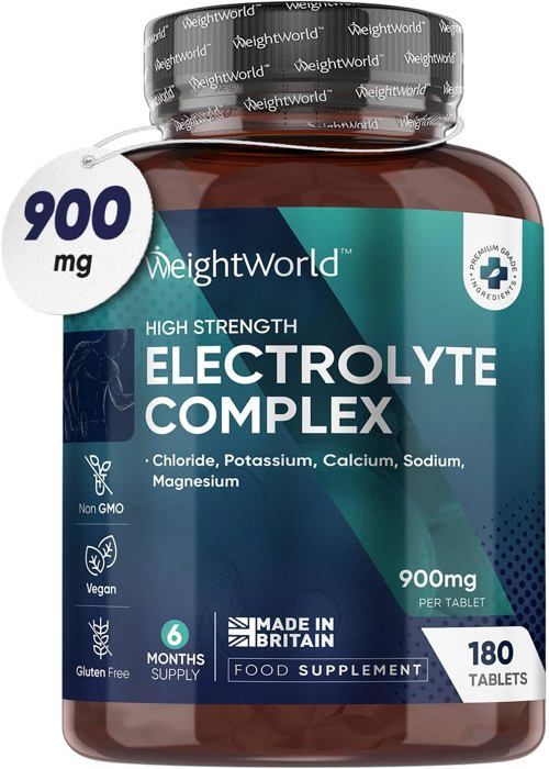 Electrolyte Complex Tablets 900 mg - Keto Electrolyte Supplement - 180 Tablets