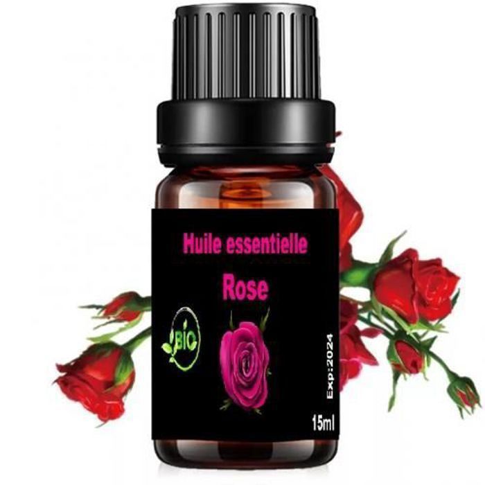 Bio huile essentielle de rose BIO 100% &10ML naturel
