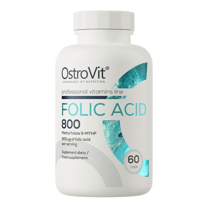 Folic Acid 800 60 Caps - Acide Folique, Vitamine B9