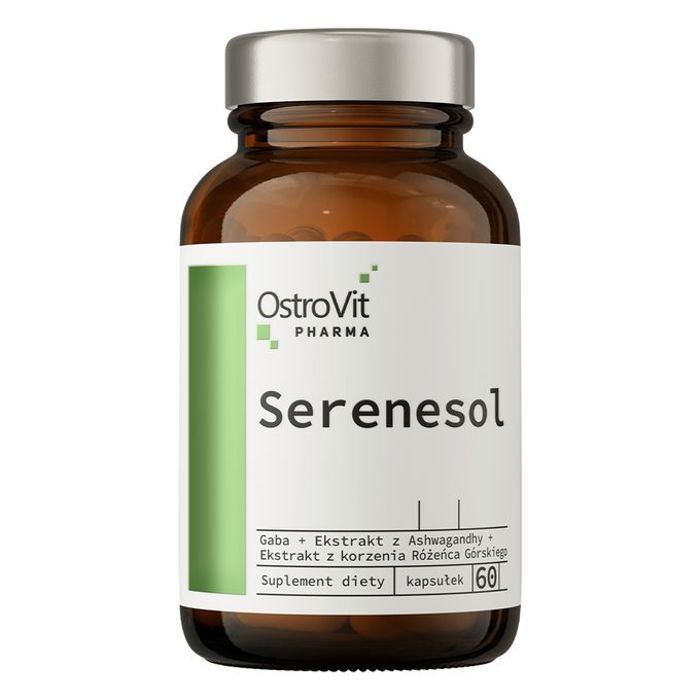 Serenesol 60 Caps - Relaxation, Anti stress, Gaba, L-theanine & Ashwagandha