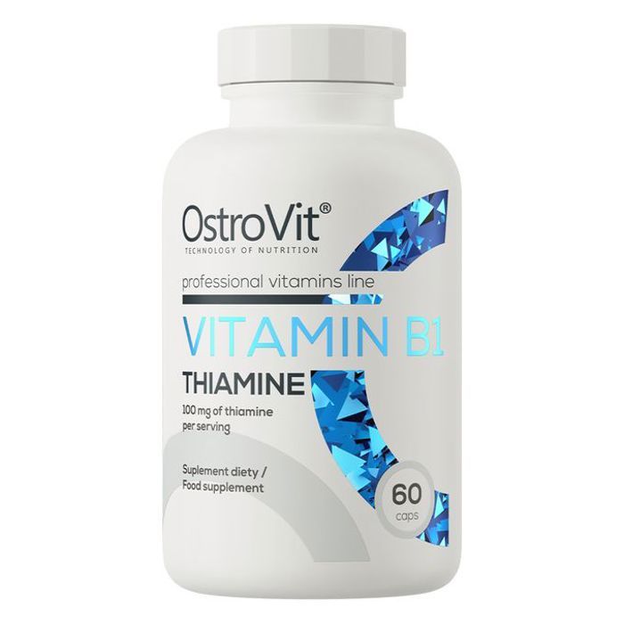 Vitamin B1 Thiamine 60 Caps - Énergie & Système Nerveux