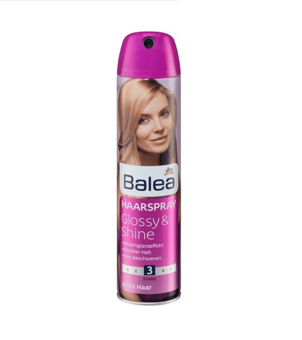 Balea Laque Glossy & Shine – Fixation et Brillance – 300 ml