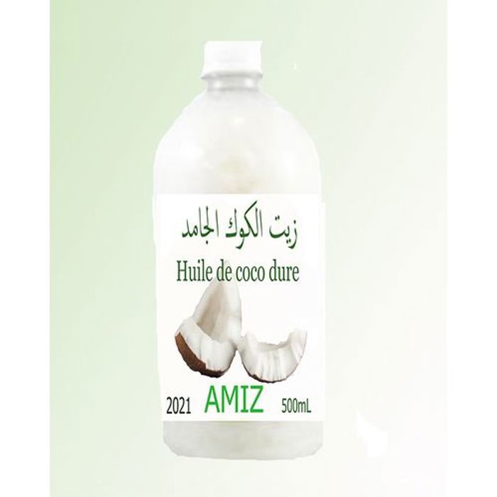Huile de coco - Amiz - 500mL - Hydratant corps - Sans parabène - Tous types de peau