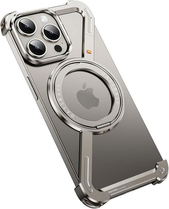 Z-case Aluminum pour iPhone 15 Pro - Gris Naturel