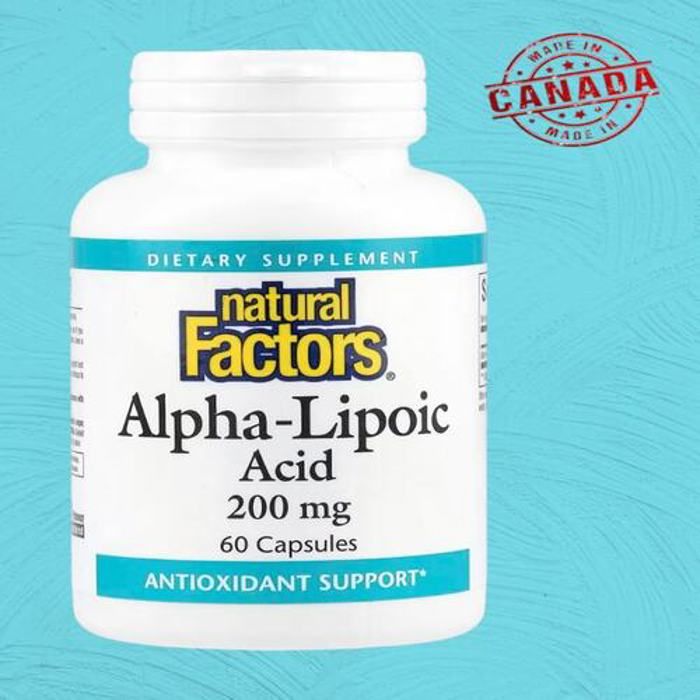 Alpha lipoic acid, 200 mg 60 capsules,