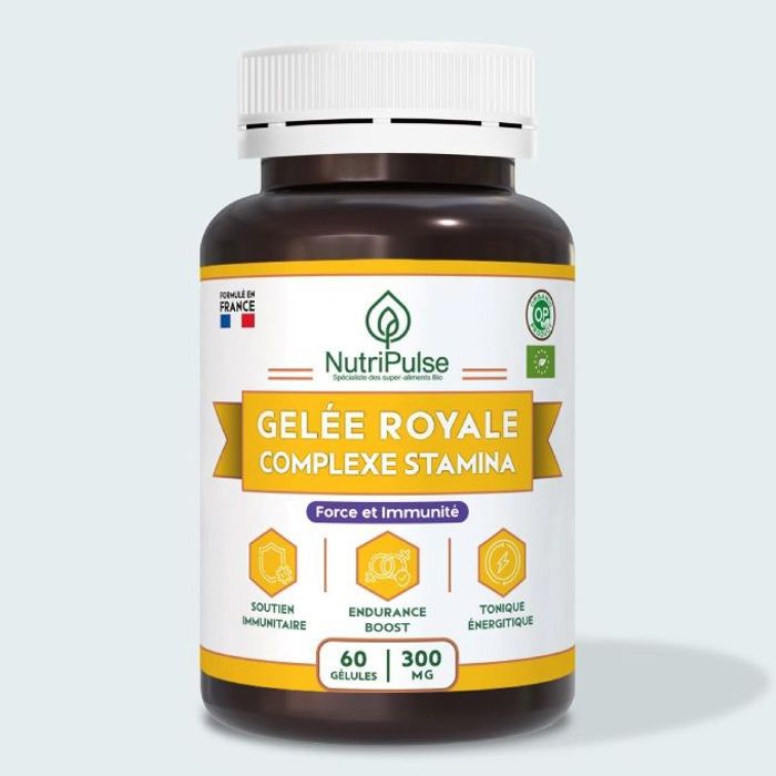 Gelée Royale 300mg Complexe Stamina – Immunité, Endurance & Tonique Énergétique 60 Gélules